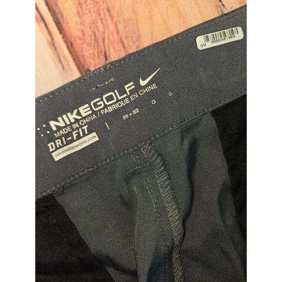 Nike Golf Dri-Fit Mens Gray Slim Fit Golf Pants 36x32 - Picture 4 of 8